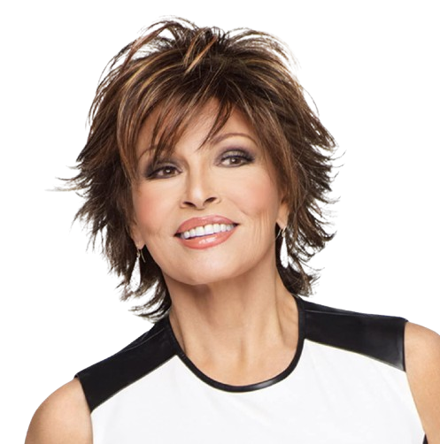 Soft Layered Chin-Length Bob  by Raquel Welch